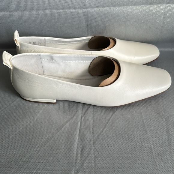 FRANCO SARTO L-VANA, WHITE LE BALLET FLAT SIZE 91/2 - Picture 6 of 8
